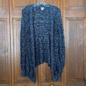 5/$40 Sale MISSONI BLACK AND WHITE CARDIGAN SWEATER~LARGE